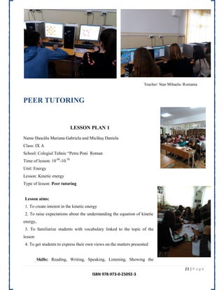 Peer tutoring , project based learning and personalization | PDF