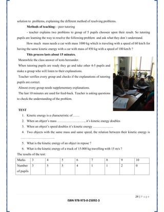 Peer tutoring , project based learning and personalization | PDF