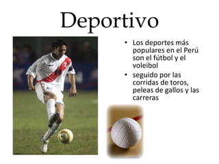 Músicomúsica peruana tiene raíces andinas, española y negraEn la música la época prehispánica fue variando de región en regiónCon la conquista española trajo más instrumentos a utilizar y el desarrollo de instrumentos mestizos