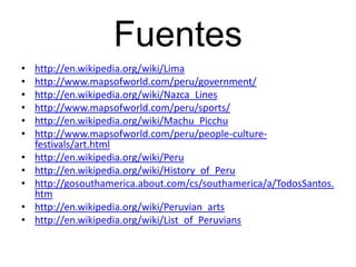 DeportivoLos deportes más populares en el Perú son el fútbol y el voleibol seguido por las corridas de toros, peleas de gallos y las carreras