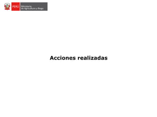 Acciones realizadas
 