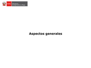 Aspectos generales
 