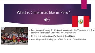 Christmas in Peru Vs. Usa | PPTX