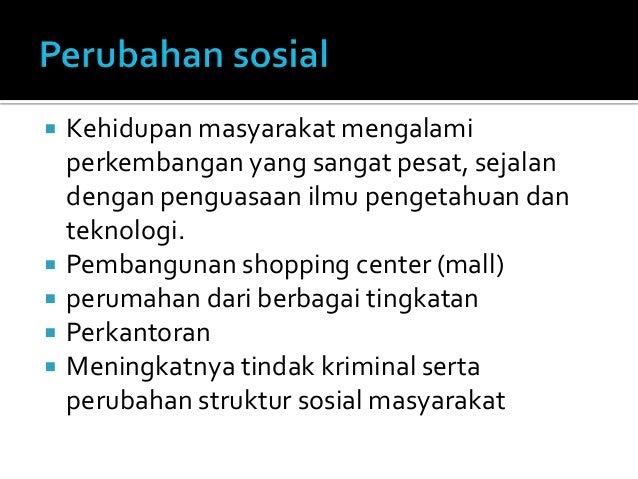 Teori perubahan sosial budaya beserta contohnya