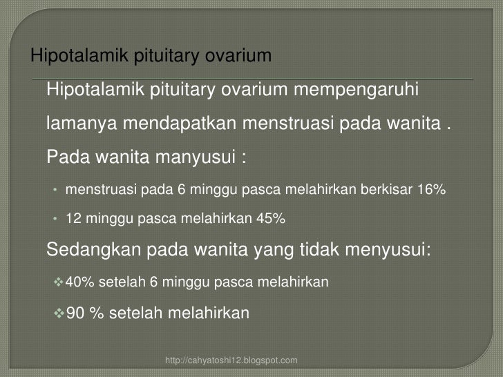 Perubahan fisiologis masa nifas