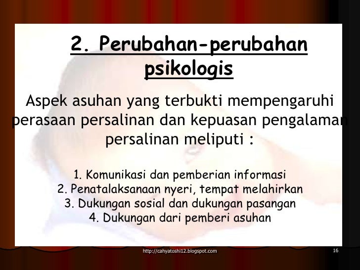 Perubahan fisio & psiko kala i