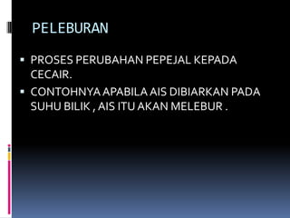 JIKA WAP AIR DISEJUKKAN . WAP A IR  AKAN BERUBAH MENJADI WAP AIR SEMULA . AIR BOLEH BERUBAH KEPADA PROSES YANG BERIKUT 