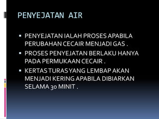 PELEBURAN PROSES PERUBAHAN PEPEJAL KEPADA CECAIR.CONTOHNYA APABILA AIS DIBIARKAN PADA SUHU BILIK , AIS ITU AKAN MELEBUR .