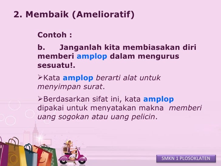 Materi Pelajaran Perubahan Makna Kata