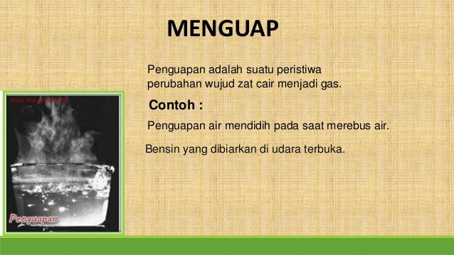 Apa Yang Dimaksud Dengan Peristiwa Menguap Sekali