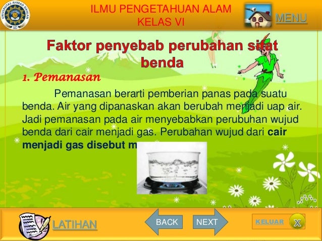 Perubahan Sifat Benda Tugas Ict