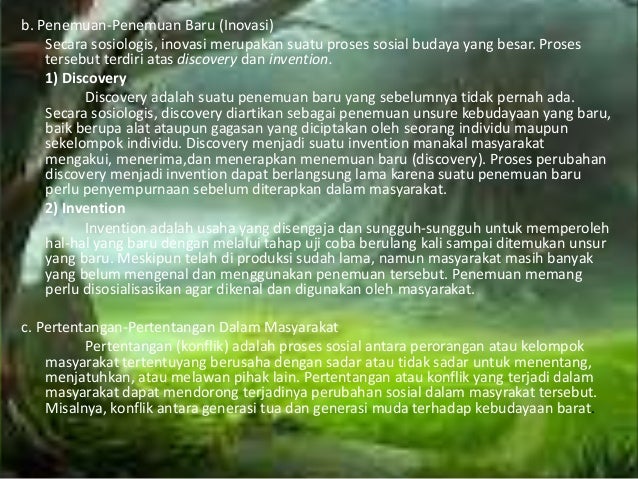 Perubahan Sosial Budaya 41393475