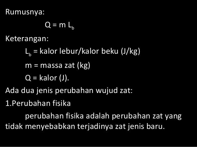 Perubahan Wujud Zat