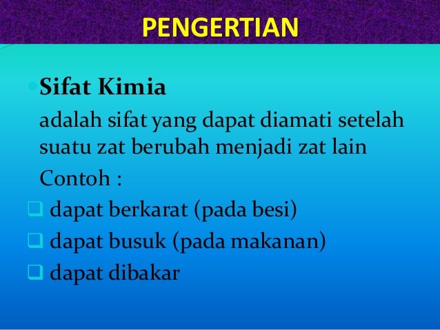 Perubahan Zat dan Pemisahan Campuran