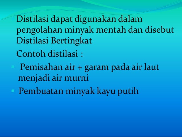 Perubahan Zat dan Pemisahan Campuran