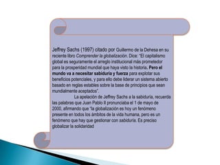 Requiere la creación de organismos comerciales internacionales