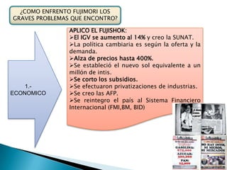 DESVENTAJAS DE LA GLOBALIZACION*Desvalorización de la identidad cultural y alienación a un pensamiento consumista.* Se pone más énfasis en la Economía financiera que a la Economía real.* Su rechazo por grupos extremistas conduce al Terrorismo.* Pensamiento único, que rechaza doctrinas sociales y políticas distintas de las “globalizadas”.* Mayores desequilibrios económicos y concentración de la riqueza: los ricos son cada vez más ricos, los pobres son cada vez más pobres.* Mayor flexibilidad laboral, que se traduce en un empeoramiento de las condiciones de los trabajadores.* Daños al medio ambiente, al poderse mover sustancias o procesos dañinos a otros países, donde pueden no conocer realmente sus riesgos.* Efectos sanitarios mundiales como el caso de la gripe.
