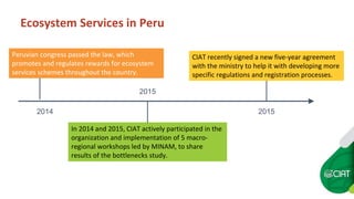 Peru's ecosystem services law