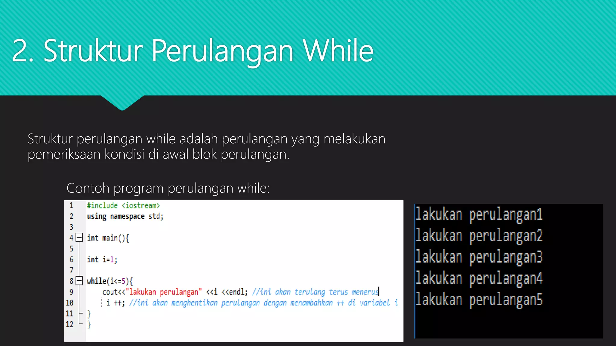 Perulangan | PPT