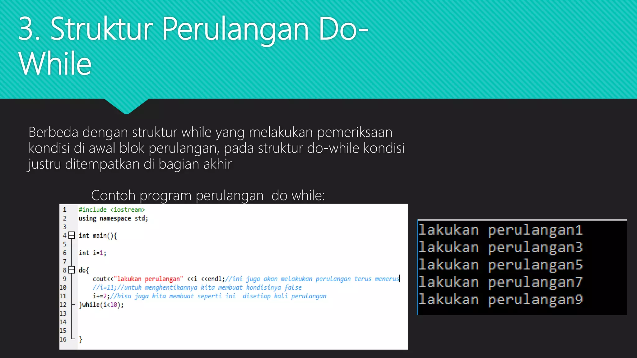 Perulangan | PPT