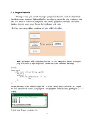 Perulangan dalam java | PDF