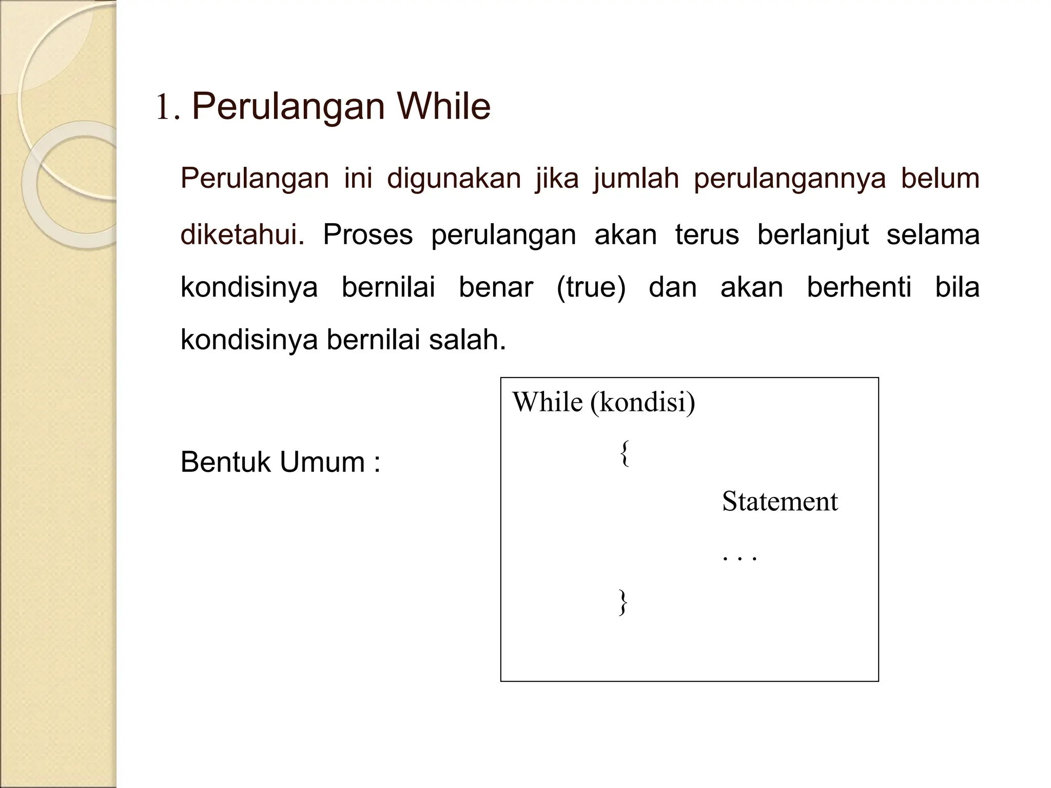 PEMROGRAMAN PYTHON PERULANGAN (LOOPING).ppt