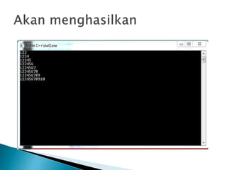 Perulangan while, do while | PPTX