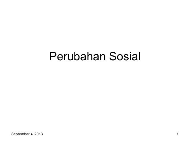 Perunahan Sosial Ppt