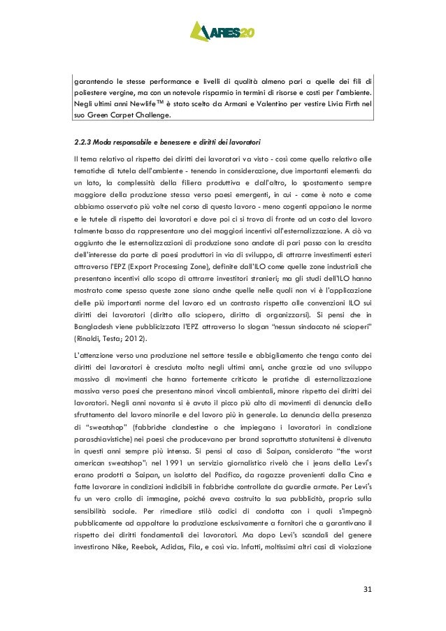Per una moda responsabile la rsi nel settore tessile e for Responsabile produzione arredamento Per una moda responsabile la rsi nel settore tessile e for Responsabile produzione arredamento