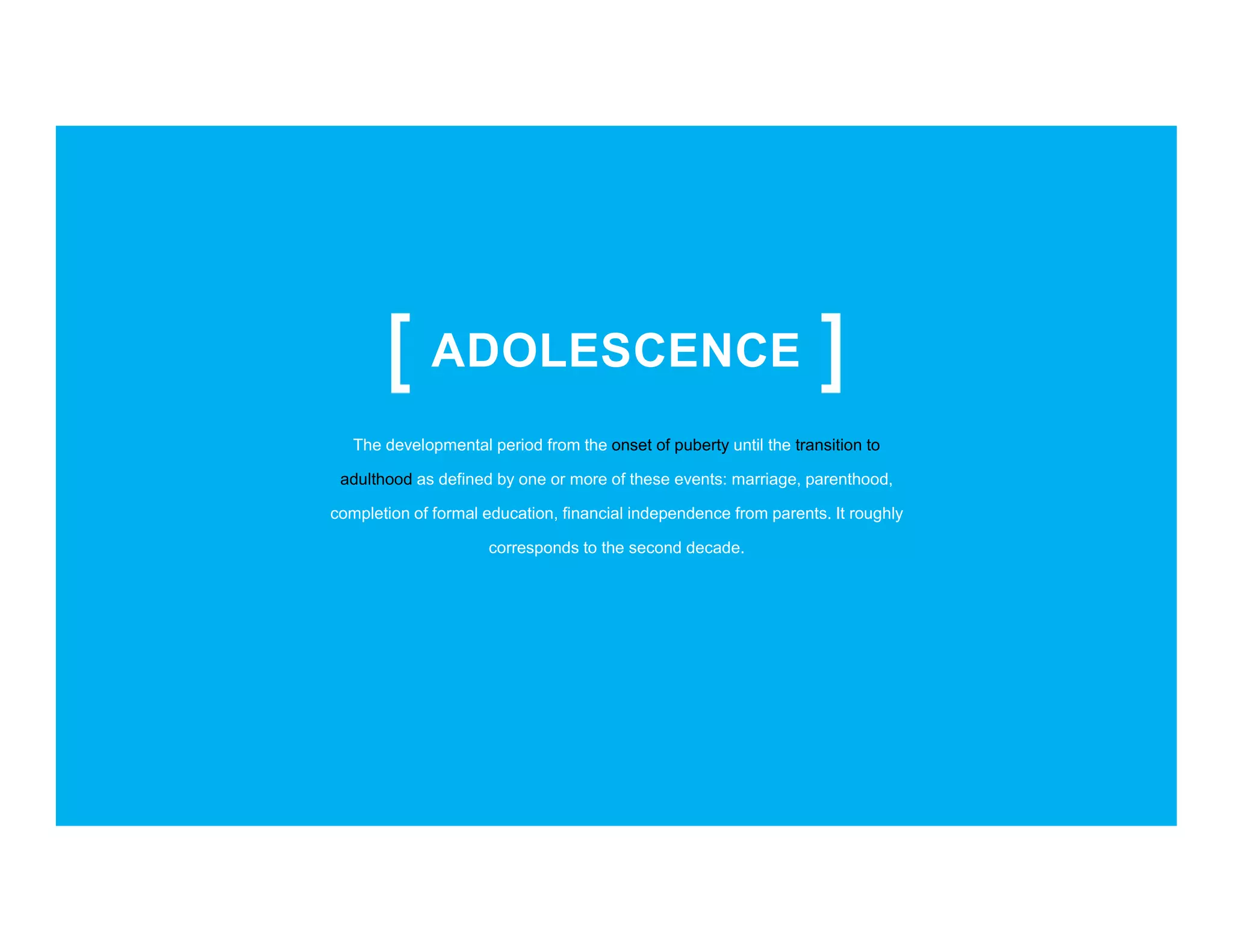 ADOLESCENCE – THREE WINDOWS OF OPPORTUNITY | PDF