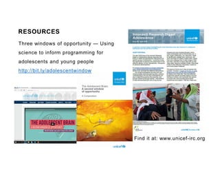 ADOLESCENCE – THREE WINDOWS OF OPPORTUNITY | PDF