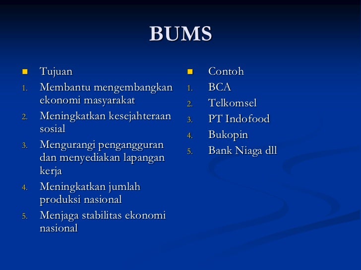 Perusahaan dan b u