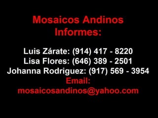 Mosaicos Andinos