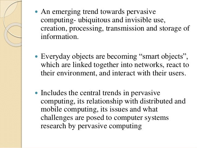 Pervasive Computing