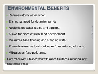 Sustainable pavement solutions are essential for managing stormwater ...