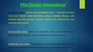Innovative Pervious Concrete Solutions for Sustainable Urban Stormwater ...