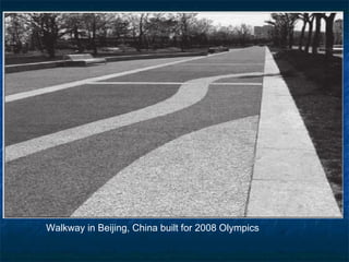 Walkway in Beijing, China built for 2008 Olympics
 