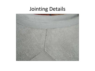 Jointing Details 