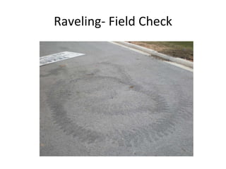 Raveling- Field Check 