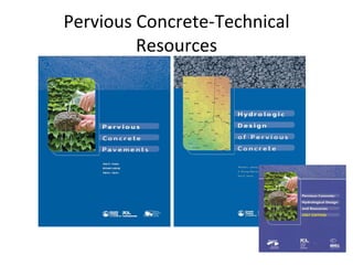 Pervious Concrete-Technical Resources 