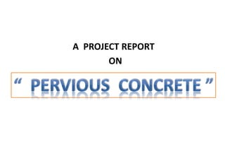 A PROJECT REPORT
ON
 