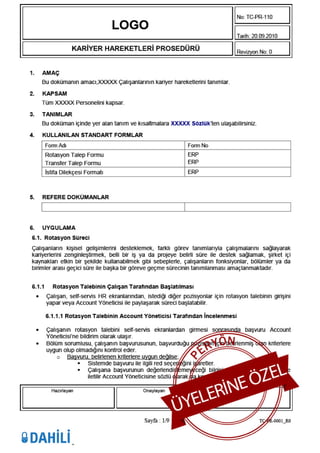 PERYÖN Üyelerine Özel