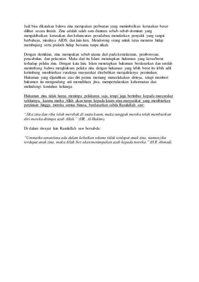 Agama Bab Perzinahan