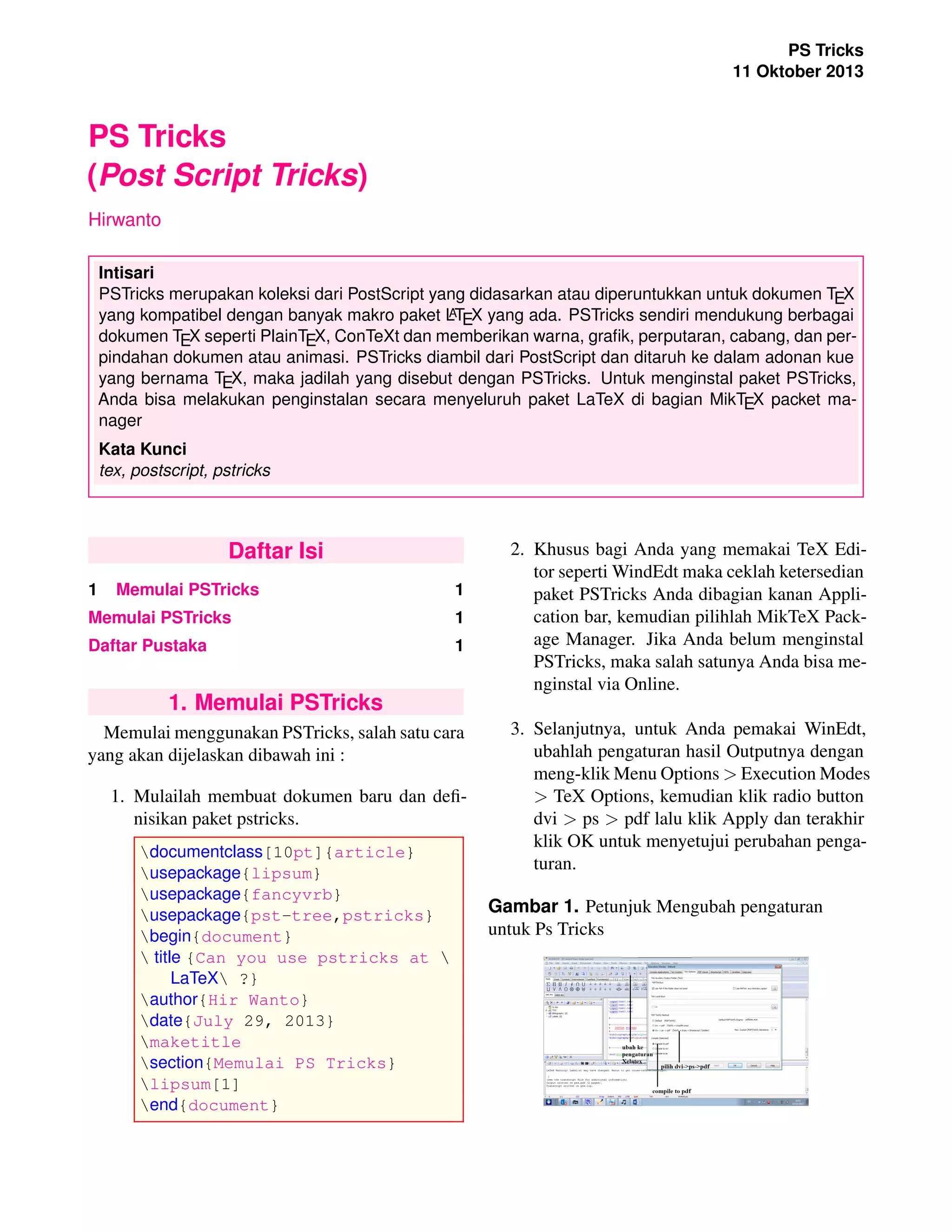 Post Script Post Script LATEX | PDF