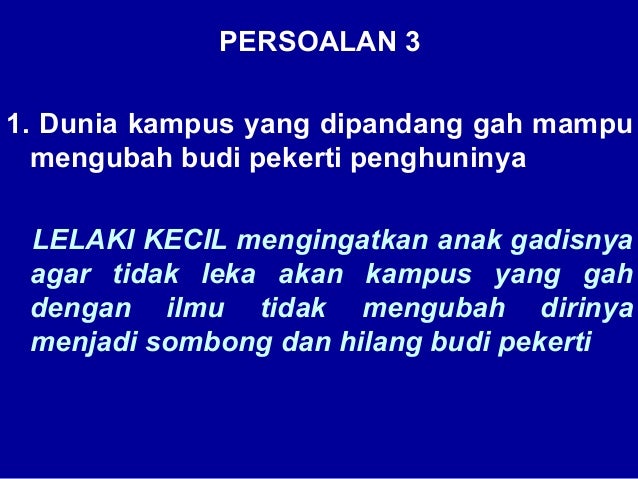 ANTOLOGI SEJADAH RINDU: SAJAK:: PESAN LELAKI KECIL KEPADA ...