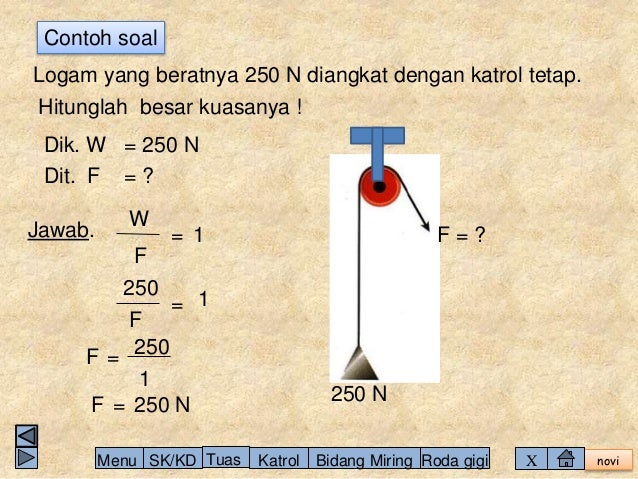 Yuk Mojok!: Contoh Soal Katrol Kelas 8