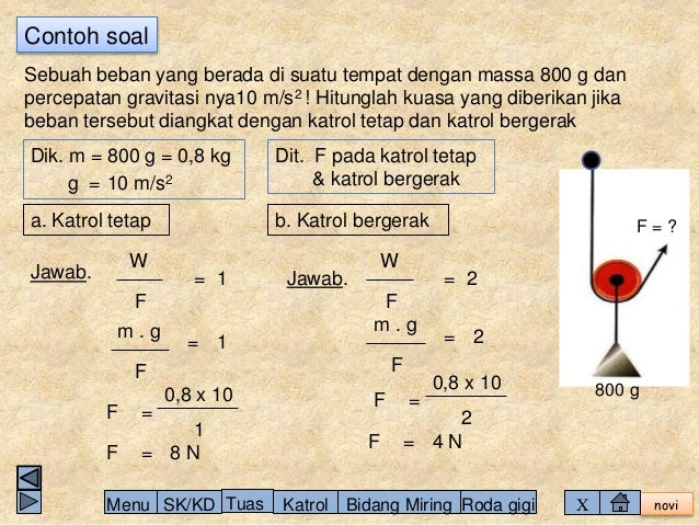 25+ Contoh soal katrol smp kls 8 ideas