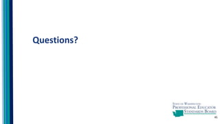 45
Questions?
 