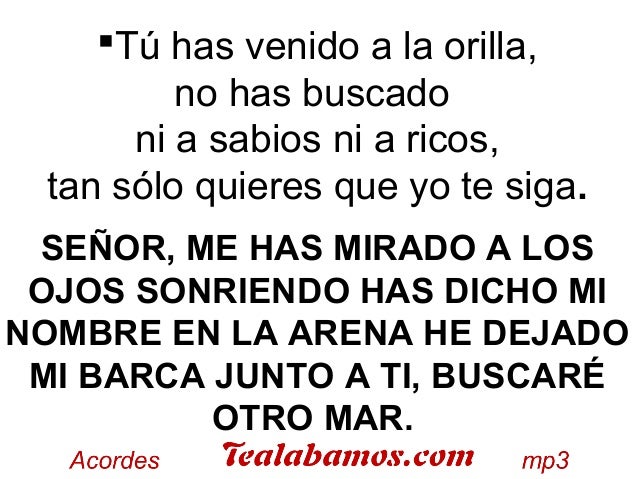 Señor Me Has Mirado A Los Ojos Acordes - Consejos Ojos