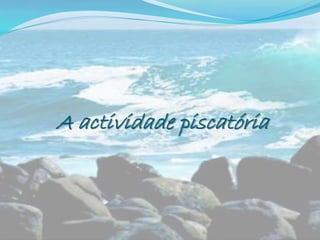 A actividade piscatória
 